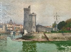 Gaston Balande, la tour Saint Nicolas à La Rochelle
