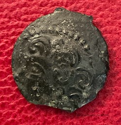 Bituriges Cubes - bronze « ABUDOS » aux trois annelets pointés