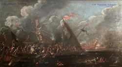 Cornelis de Wael, Bataille navale nocturne