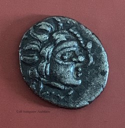 Namnètes - quart de statère de billon aurifère « à l’hippophore »