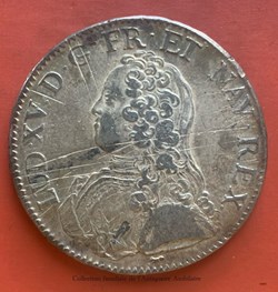 Écu Louis XV « aux branches d’olivier » 1729