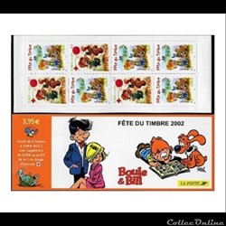 Carnet Fête du timbre 2002 : Boule Et Bill
