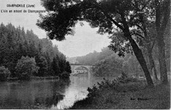 Champagnole (39) L'Ain en amont de Champagnole