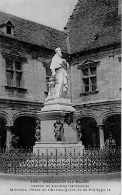 Besançon (statue du Cardinal Granvelle)