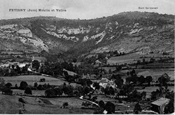 Fétigny Le moulin et la vallée
