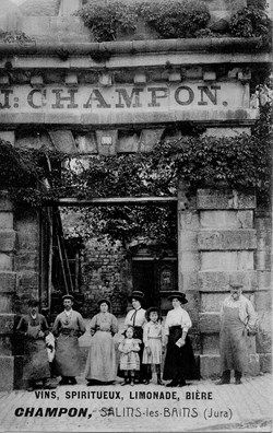 Salins les Bains (La boutique Champon)