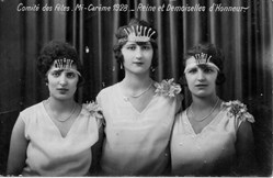 Dole Reine et demoiselles d'honneur 1928