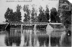 Chaussin Le pont de Lavilleneuve