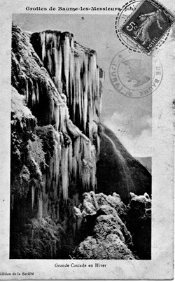 Baume les Messieurs (Gde cascade en hiver)