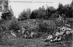 Frontière franco-suisse (la contrebande - une attaque)