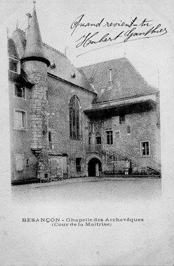 Besançon (Chapelle des Archevêques - cours de la maitrise)
