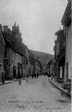Poligny (la grande rue)