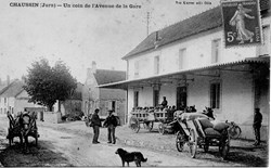 Chaussin Un coin de l' avenue de la gare