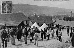 Pontarlier (camp des Pareuses - les cantines)