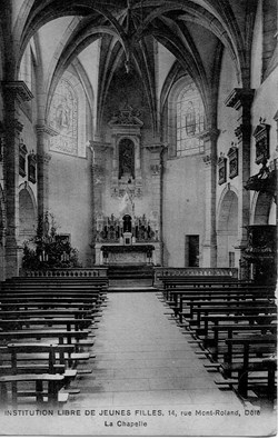 Dole Institution libre de jeunes filles (la chapelle)