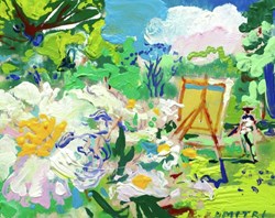 Ode to Peony and Dragonfly No. 3