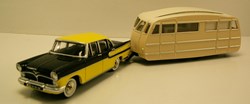 SIMCA_VEDETTE CHAMBORD + CARAVANE HENON- 1958