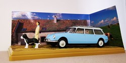 Le vétérinaire en visite dans un coin de la France en 1960.