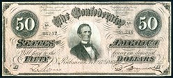 T-66. 1864 $50 CSA