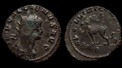 Gallienus Griffin with B mintmark