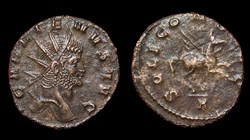 Gallienus Pegasus with bridle (die match to my other bridled Pegasus)