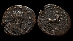 Gallienus Centaur- rearing, bow and arrow drawn and raised