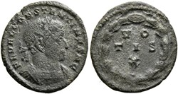 061: Constantine as Caesar 1/4 Follis