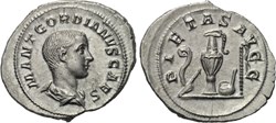 046: Gordian III as Caesar Denarius