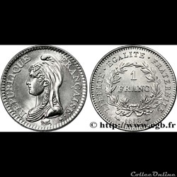 1 franc 1992