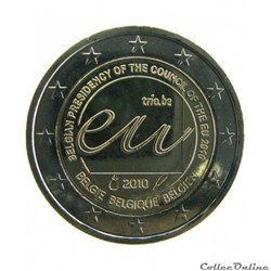 2 euros commémoratifs belge 2010
