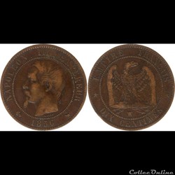 10 centimes napoléon III 1856