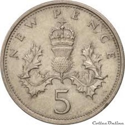 5 new pence