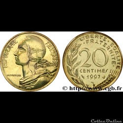20 centimes 1997