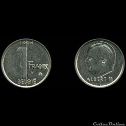 1 frank belge 1995