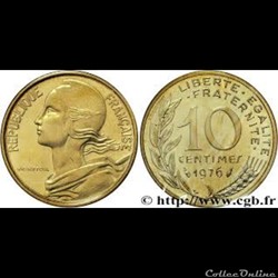 10 centimes 1976