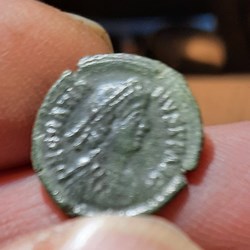 Gratien A/Buste diademea d R/Legende dans couronne+378+383 D15.5 P1.50g C75 RIC39aRCV20153