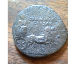 Germanicvs A/Germanicus dans quadrige R/Germanicus habit militaire D27.3 P12.31 RCV 1820 C7 RIC57