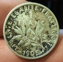 Troisieme Republique 1 Franc Semeuse 1905