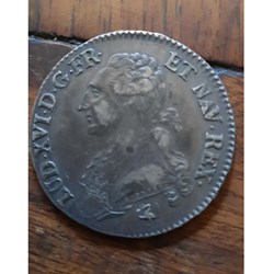 Louis xvi A/Buste du Roi a g R/Ecu de France aux branches d olivier D33.2 P14.70g G 355 C 2189