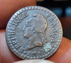 Directoire A /Tete Republique a g R/Legende D17.8 P2.84g F100/12