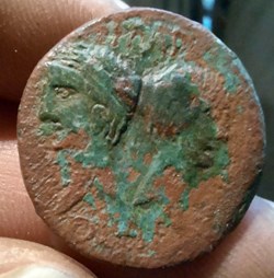Nimes As A/Tetes adossees Auguste et Agrippa R/Crocodile -16-10 D25 P10.98g