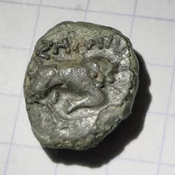 Samnagenses A/ Tete lauree a d R/Taureau a d -125-75 D13.8 P1.66g Feugere SAM2262 LT2256 R3