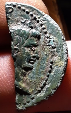 Nimes demi dupondius A/TeteAuguste a d R/Crocodle -9-3 D26.4 P5.87g