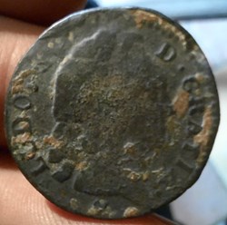 Royale Louis XV Sol dit a l'ecu dit vieille tete