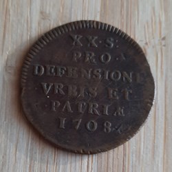 A /Armes du Marechal de Bouffiers R / Six lignes D 29.9 P 7.38g BD 2313 DR 048