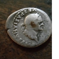 Vespasien A/Tete lauree a d R/Truie a g et 3 porcelets D18 P2.87g RCV 2292 C 213 RIC 109