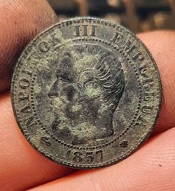 Napoleon 3 A/Tete nue a g R/Aigle D25.1 P4.76g F116/35