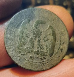 Napoleon 3 A/ Tete lauree a g R/Aigle D25.3 P4.88g F117/6