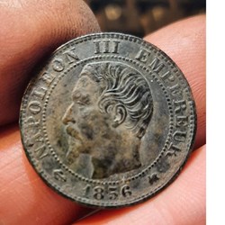 Napoleon 3 A/Tete nue a g R/Aigle D25.2 P4.92g F116/34