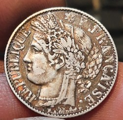 Troisieme Republique A /Tete Ceres a g R/Couronne chene et laurier D23.1 P5g F216/6